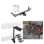 Trailer Hitch w/ 4 Bike Rack For 16-27 BMW X1 Approved for Recreational & Offroad Use Carrier for Adult Woman or Child Bicycles Foldable