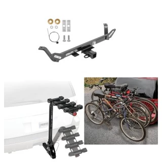 Trailer Hitch w/ 4 Bike Rack For 16-27 BMW X1 Approved for Recreational & Offroad Use Carrier for Adult Woman or Child Bicycles Foldable