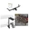 Trailer Hitch w/ 4 Bike Rack For 16-27 BMW X1 Approved for Recreational & Offroad Use Carrier for Adult Woman or Child Bicycles Foldable