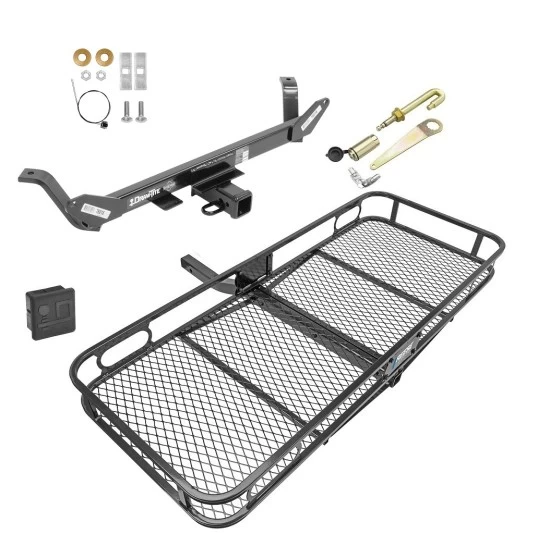 Trailer Tow Hitch For 16-27 BMW X1 Basket Cargo Carrier Platform Hitch Lock and Cover