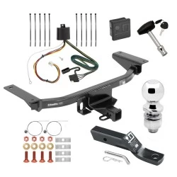 Trailer Tow Hitch For 16-23 Mazda CX-9 All Models Deluxe Package Wiring 2" Ball and Lock