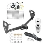 Trailer Tow Hitch For 15-23 Jeep Renegade All Models Complete Package w/ Wiring and 2" Ball