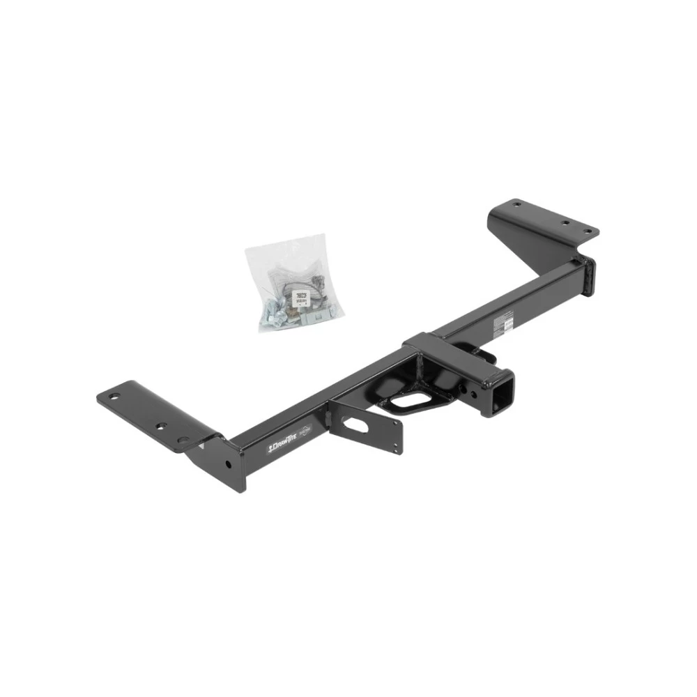 Trailer Tow Hitch For 17-26 Cadillac XT5 Except Platinum Platform Style 2 Bike Rack w/ Anti Rattle Hitch Lock