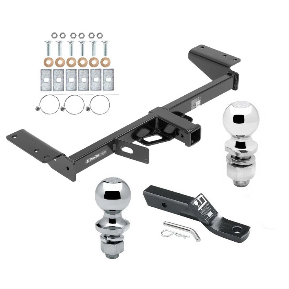 Trailer Tow Hitch For 17-26 Cadillac XT5 Except Platinum Receiver w/ 1-7/8" and 2" Ball