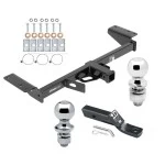 Trailer Tow Hitch For 17-26 Cadillac XT5 Except Platinum Receiver w/ 1-7/8" and 2" Ball