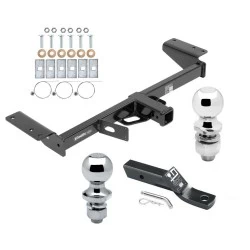 Trailer Tow Hitch For 17-26 Cadillac XT5 Except Platinum Receiver w/ 1-7/8" and 2" Ball