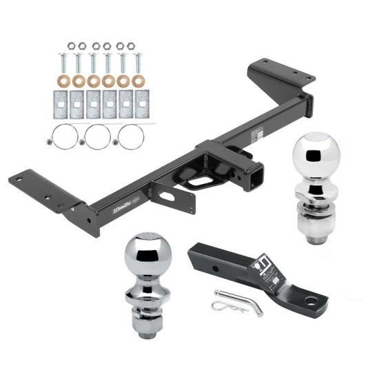 Trailer Tow Hitch For 17-26 Cadillac XT5 Except Platinum Receiver w/ 1-7/8" and 2" Ball