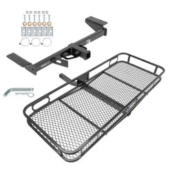 Trailer Tow Hitch For 17-26 Cadillac XT5 Except Platinum Basket Cargo Carrier Platform w/ Hitch Pin