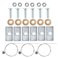 Trailer Tow Hitch Hardware Fastener Kit For 17-26 Cadillac XT5 Except Platinum 2" Receiver