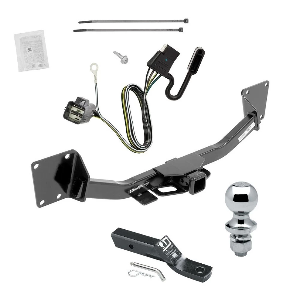 Custom Fit Trailer Hitch Wiring Harness (Plug & Play) 2" Drop Ball-Mount w/ Pin/Clip 1-7/8" Chrome Ball Installation Hardware Installation Instructions 76023 118720 23 63816 Draw-Tite Trailer Tow Hitch 17-23 GMC Acadia Exc 17 Limited 19-23 Trailer Tow Hitch For 17-23 GMC Acadia Exc 17 Limited 19-24 Chevy Blazer 2020 Cadillac XT6 Complete Package w/ Wiring and 1-7/8" Ball