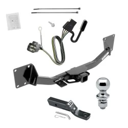Trailer Tow Hitch For 17-23 GMC Acadia 19-26 Chevrolet Blazer Complete Package w/ Wiring and 1-7/8" Ball