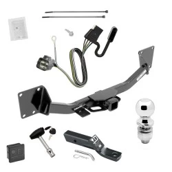 Trailer Tow Hitch For 17-23 GMC Acadia 19-26 Chevrolet Blazer Deluxe Package Wiring 2" Ball and Lock