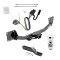 Trailer Tow Hitch For 17-23 GMC Acadia 19-26 Chevrolet Blazer Complete Package w/ Wiring and 2" Ball