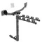 Trailer Tow Hitch w/ 4 Bike Rack For 19-26 Chevy Blazer 17-23 GMC Acadia tilt away adult or child arms fold down carrier