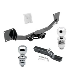 Trailer Tow Hitch For 19-26 Chevy Blazer 17-23 GMC Acadia Receiver w/ 1-7/8" and 2" Ball