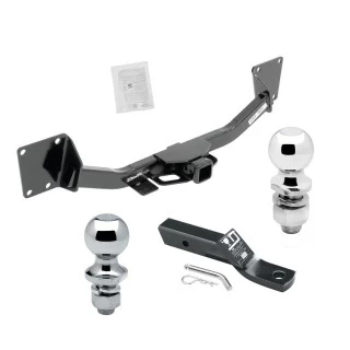 Trailer Tow Hitch For 19-26 Chevy Blazer 17-23 GMC Acadia Receiver w/ 1-7/8" and 2" Ball