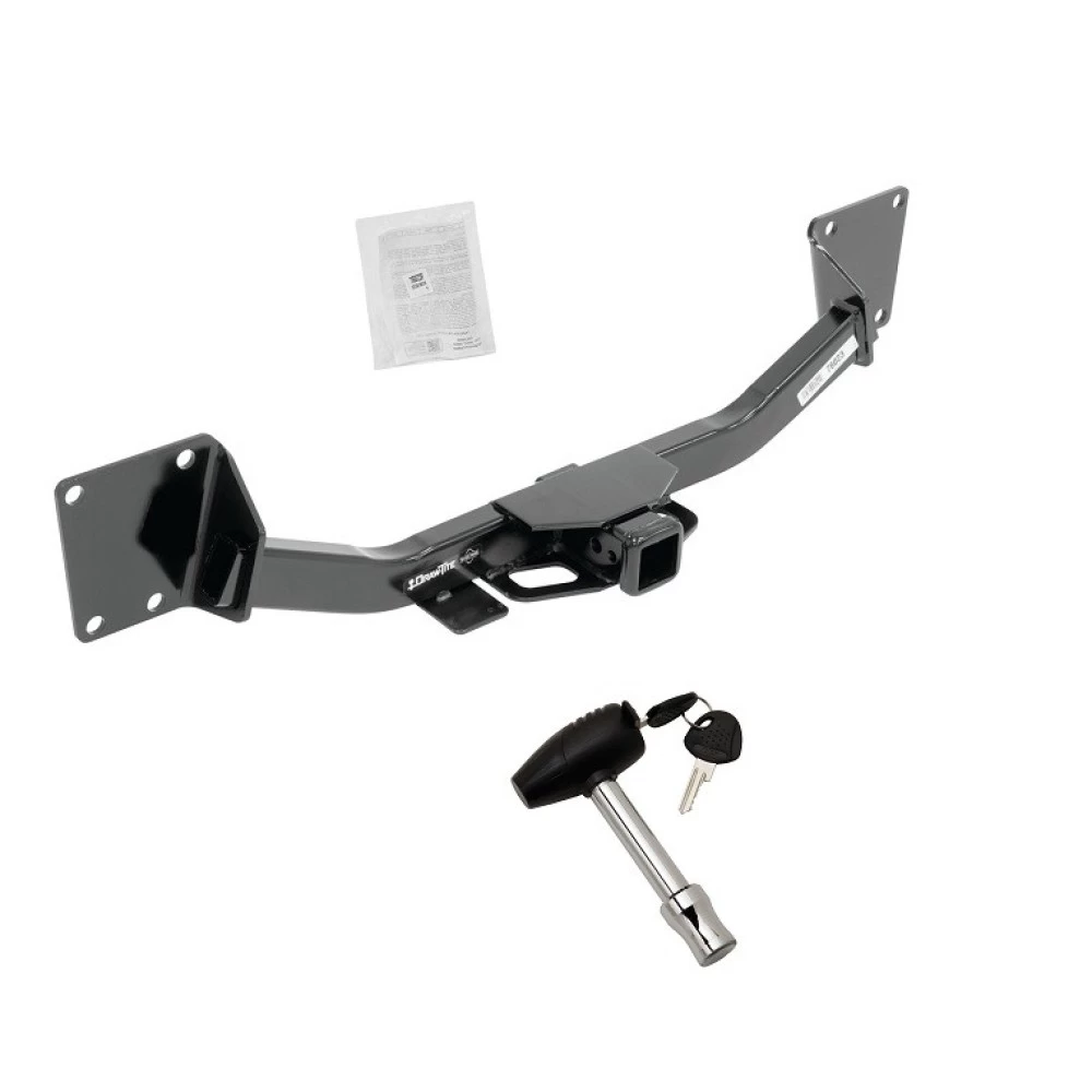 Trailer Tow Hitch For 19-26 Chevy Blazer 17-23 GMC Acadia w/ Security Lock Pin Key