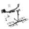 Trailer Tow Hitch For 19-26 Chevy Blazer 17-23 GMC Acadia Platform Style 2 Bike Rack w/ Anti Rattle Hitch Lock