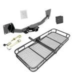 Trailer Tow Hitch For 19-26 Chevy Blazer 17-23 GMC Acadia Basket Cargo Carrier Platform Hitch Lock and Cover