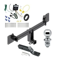 Trailer Tow Hitch For 22-26 Jaguar F-Pace All Models Complete Package w/ Wiring and 1-7/8" Ball