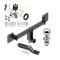 Trailer Tow Hitch For 22-24 Jaguar F-Pace Complete Package w/ Wiring and 1-7/8" Ball