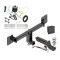 Trailer Tow Hitch For 22-24 Jaguar F-Pace Deluxe Package Wiring 2" Ball Mount and Lock