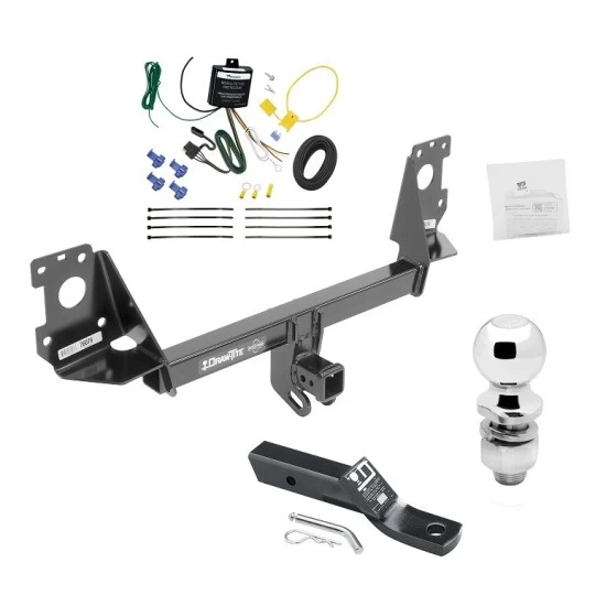 Trailer Tow Hitch For 17-25 Audi Q7 All Models Complete Package w/ Wiring and 2" Ball
