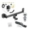 Trailer Tow Hitch For 16-22 Mercedes-Benz GLC300 Except PO3 Premium Package Complete Package w/ Wiring and 1-7/8" Ball