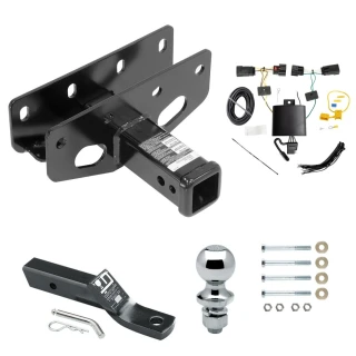 Custom Fit Trailer Hitch Wiring Harness (Plug & Play) 2" Drop Ball-Mount w/ Pin/Clip 1-7/8" Chrome Ball Installation Hardware Installation Instructions 76382 118786 23 63816 Draw-Tite Trailer Tow Hitch 18-22 Jeep Wrangler JL All Styles Comp Trailer Tow Hitch For 18-23 Jeep Wrangler JL All Styles Complete Package w/ Wiring and 1-7/8" Ball