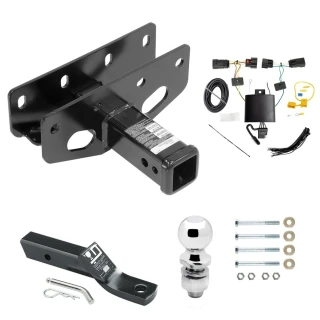 Custom Fit Trailer Hitch Wiring Harness (Plug & Play) 2" Drop Ball-Mount w/ Pin/Clip 2" Chrome Ball Installation Hardware Installation Instructions 76382 118786 23 63845 Draw-Tite Trailer Tow Hitch 18-22 Jeep Wrangler JL All Styles Complete Trailer Tow Hitch For 18-23 Jeep Wrangler JL All Styles Complete Package w/ Wiring and 2" Ball