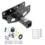 Custom Fit Trailer Hitch Wiring Harness (Requires Splicing) Installation Hardware Installation Instructions 76382 119148 Draw-Tite Trailer Tow Hitch 18-22 Jeep Wrangler JL Sahara and Rubicon Wiring Harness Kit 18 19 20 21 22 2018 2019 2020 2021 2022 Trailer Tow Hitch For 18-23 Jeep Wrangler JL Sahara and Rubicon w/ Wiring Harness Kit