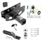 Trailer Tow Hitch For 18-23 Jeep Wrangler JL Sahara and Rubicon Deluxe Package Wiring 2" Ball and Lock