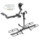 Trailer Tow Hitch For 17-27 Honda CR-V Except Hybrid w/ Platform Style 2 Bike Rack