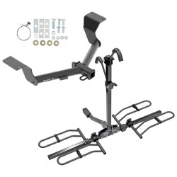 Trailer Tow Hitch For 17-27 Honda CR-V Except Hybrid w/ Platform Style 2 Bike Rack