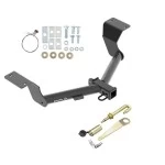 Trailer Tow Hitch For 17-27 Honda CR-V Except Hybrid Class 3 2" Towing Receiver w/ J-Pin Anti-Rattle Lock