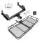 Trailer Tow Hitch For 15-23 Ford F-150 Raptor Basket Cargo Carrier Platform Hitch Lock and Cover