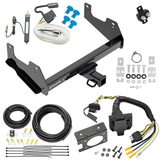 Trailer Hitch w/ 7-Way RV Wiring For 15-23 Ford F-150 Class 4 2" Receiver All Models