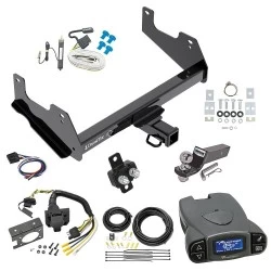 Trailer Hitch Tow Package Prodigy P3 Brake Control For 15-25 Ford F-150 17-25 F-150 Raptor w/ 7-Way RV Wiring 2" Drop Mount 2" Ball Class 4 2" Receiver Draw-Tite Tekonsha