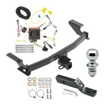 Trailer Tow Hitch For 13-16 Mazda CX-5 All Models Complete Package w/ Wiring and 1-7/8" Ball