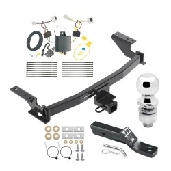 Trailer Tow Hitch For 17-21 Mazda CX-5 (2019 Exc Diesel) Complete Package w/ Wiring and 2" Ball