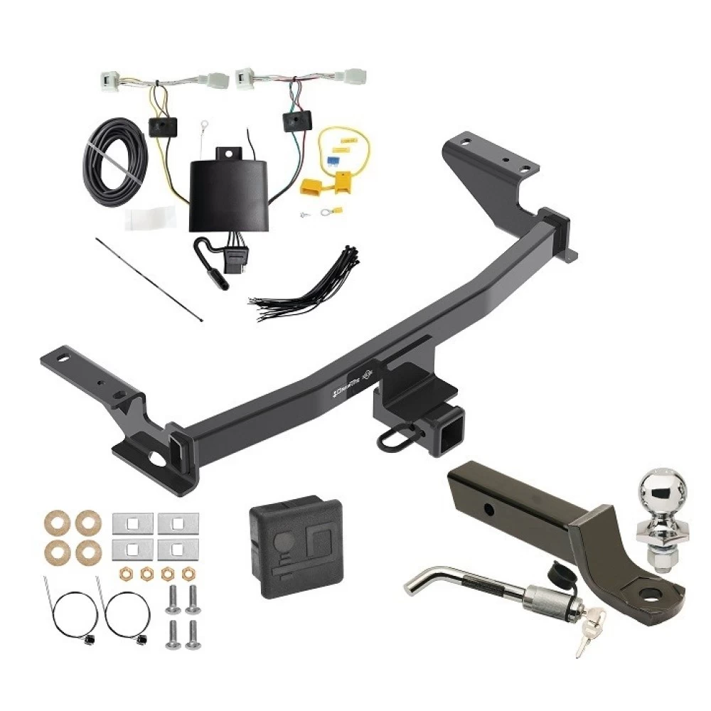 Trailer Tow Hitch For 22-25 Mazda CX-5 All Models Deluxe Package Wiring 2" Ball Mount and Lock