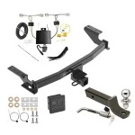 Trailer Tow Hitch For 22-25 Mazda CX-5 All Models Deluxe Package Wiring 2" Ball Mount and Lock