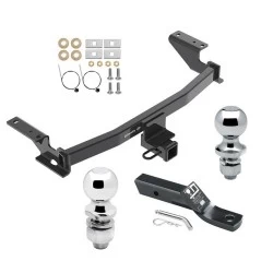 Trailer Tow Hitch For 13-25 Mazda CX-5 2019 Except Diesel Receiver w/ 1-7/8" and 2" Ball