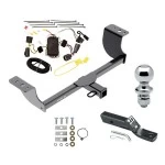 Trailer Tow Hitch For 05-10 Chrysler 300 05-08 Dodge Magnum Complete Package w/ Wiring and 1-7/8" Ball