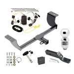 Trailer Tow Hitch For 05-10 Chrysler 300 05-08 Dodge Magnum Deluxe Package Wiring 2" Ball and Lock