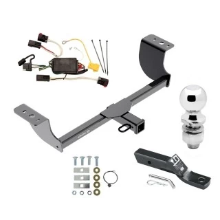 Trailer Tow Hitch For 05-10 Chrysler 300 05-08 Dodge Magnum Complete Package w/ Wiring and 2" Ball