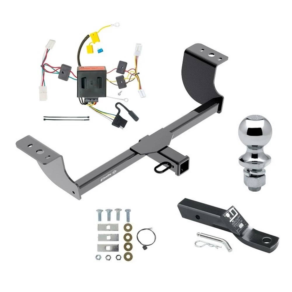 Trailer Tow Hitch For 11-14 Dodge Charger All Models Complete Package w/ Wiring and 1-7/8" Ball