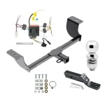 Trailer Tow Hitch For 11-14 Dodge Charger All Models Complete Package w/ Wiring and 2" Ball
