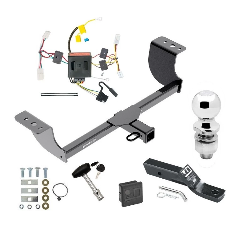 Trailer Tow Hitch For 11-14 Dodge Charger All Models Deluxe Package Wiring 2" Ball and Lock