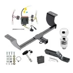 Trailer Tow Hitch For 11-14 Dodge Charger All Models Deluxe Package Wiring 2" Ball and Lock